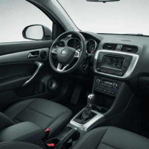 Automobilio salonas su profesionaliai sumontuotais aukštos kokybės garsiakalbiais